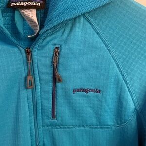 Patagonia Teal Quarter-Zip Pullover
